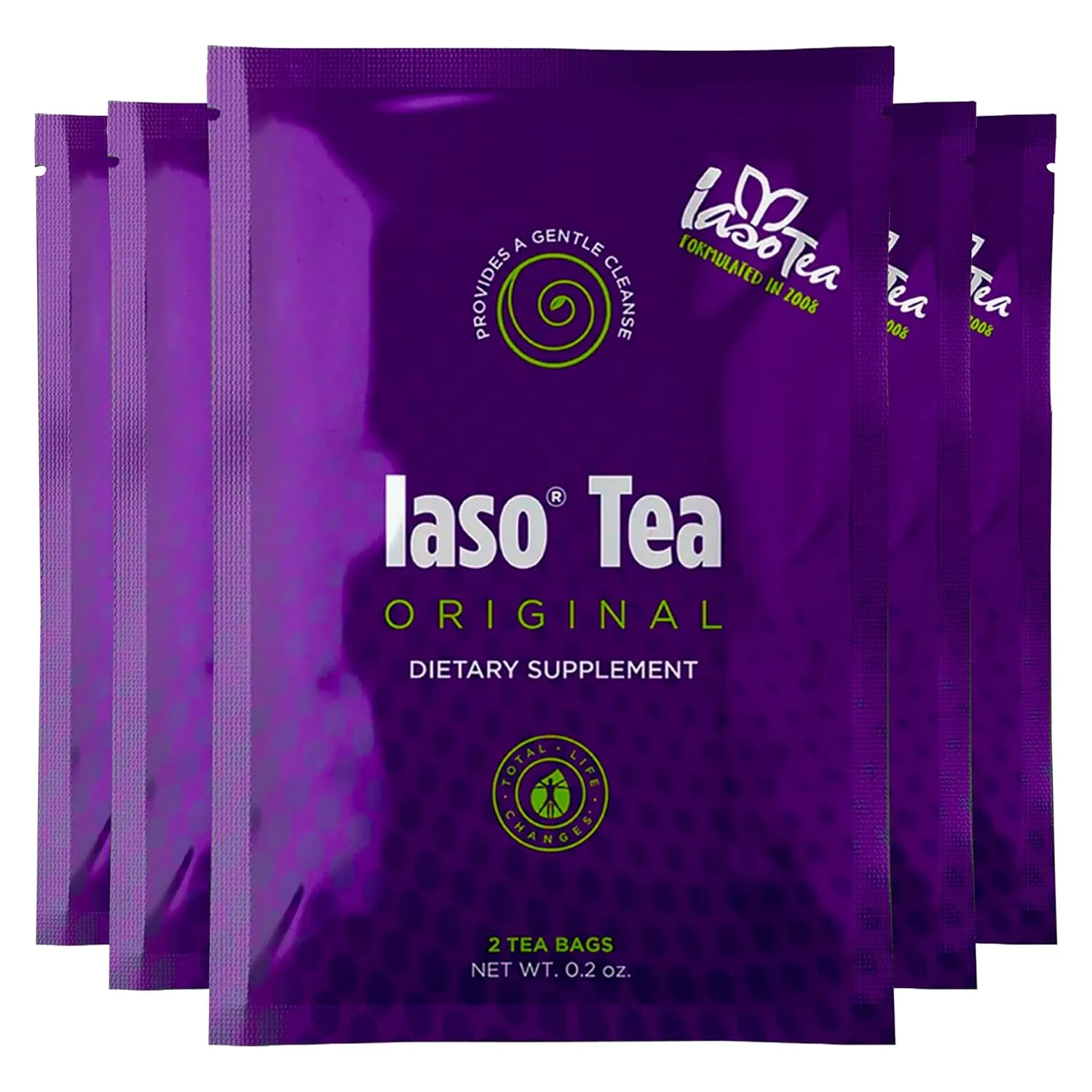 Iaso Instant Tea (Original) - TLC Cleansing Tea & Refreshing Drink Formula for Balanced Lifestyle - 10 Convenient Sachets (5 Packs)