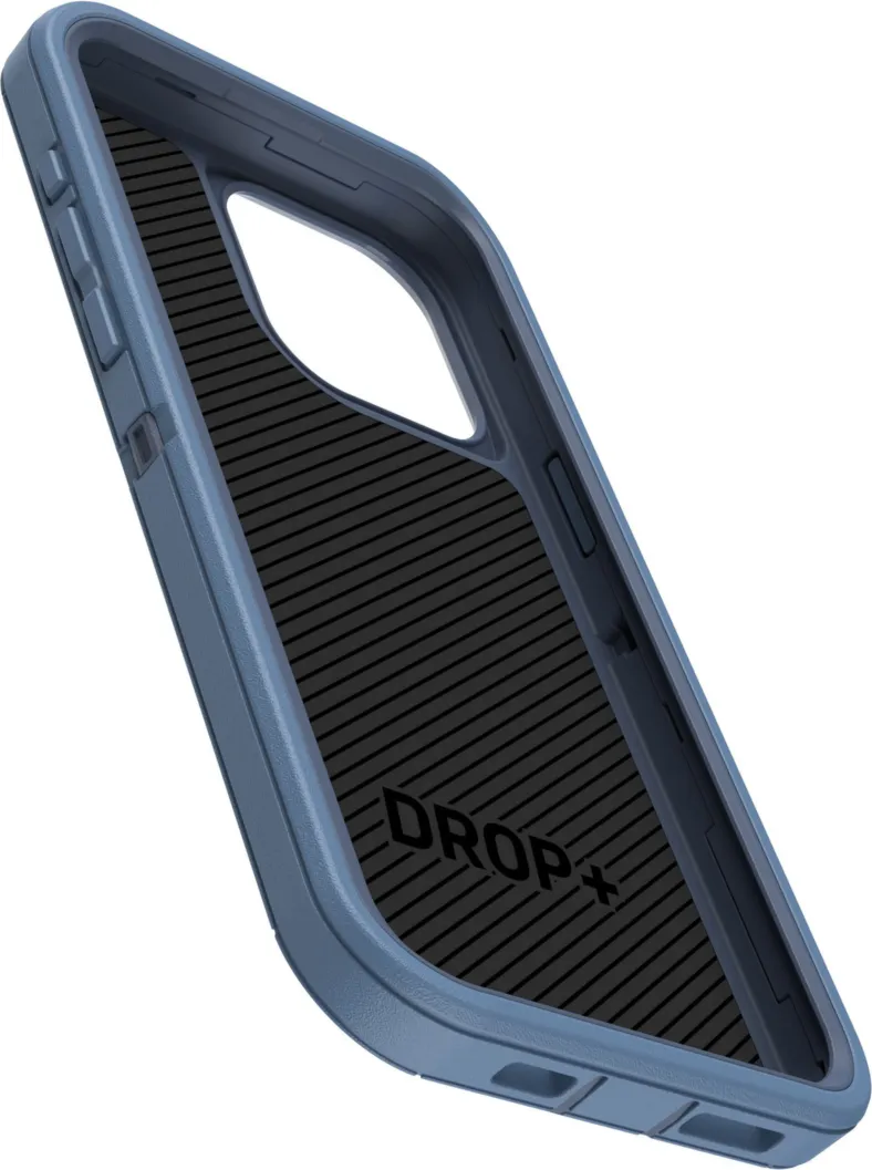 iPhone 15 Pro Max Otterbox Defender Series Case - Blue (Baby Blue Jeans)