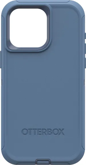 iPhone 15 Pro Max Otterbox Defender Series Case - Blue (Baby Blue Jeans)