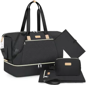 ITIEZY Diaper Bag Tote for Baby - Large Mommy Bag with Portable Changing Pad Pacifier Case, Hospital Bags Travel Baby Bag