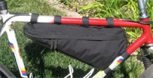 Jandd Universal 23 Degree Bike Frame Pack: Black