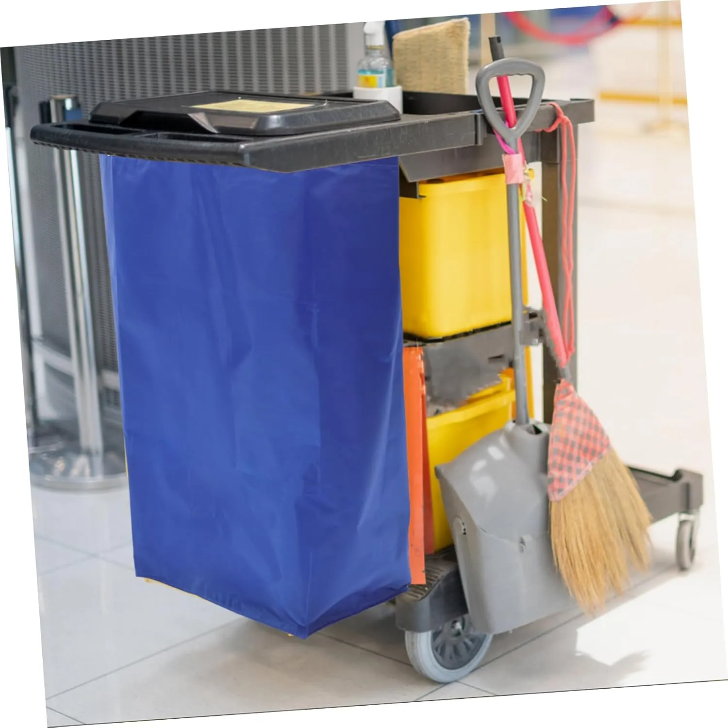 Janitorial Supply Replacement Cleaning Bag Trash Bag for Cleaning Cart Cleaning Trolley Bag