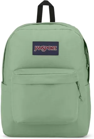 JanSport SuperBreak Plus Backpack with Padded 15-inch Laptop Sleeve and Integrated Bottle Pocket - Spacious and Durable Daypack for Work and Travel - Loden Frost
