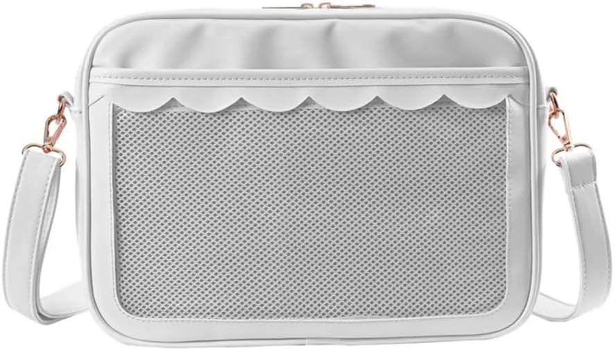 Japanese Style Women Girl Japanese Transparent Shoulder Bags Clear Ita Bag