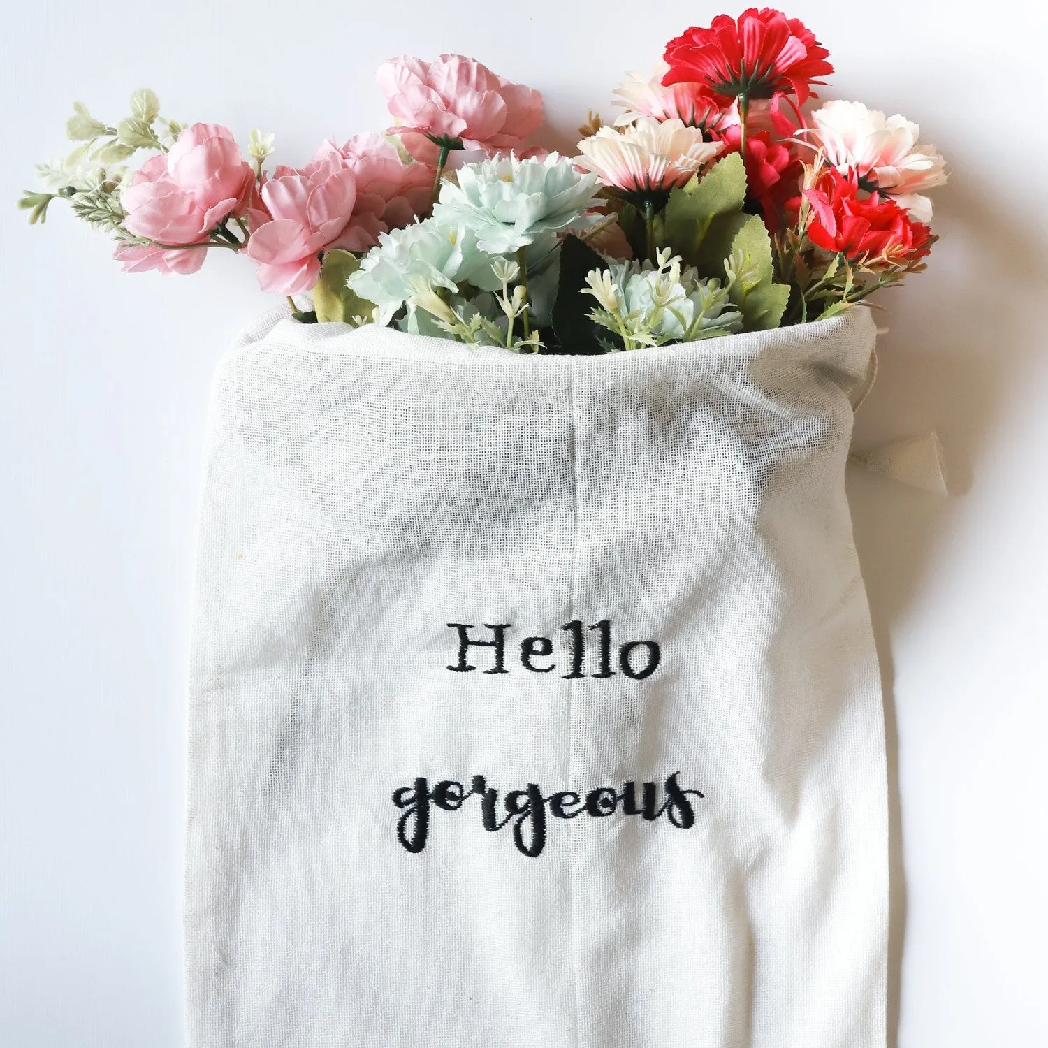 Jute Cotton Embroidered Essential Bags