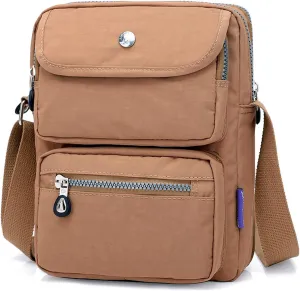 KARRESLY Women Crossbody Bag Shoulder Handbags Small Nylon Purse Waterproof Multi Pockets Bags