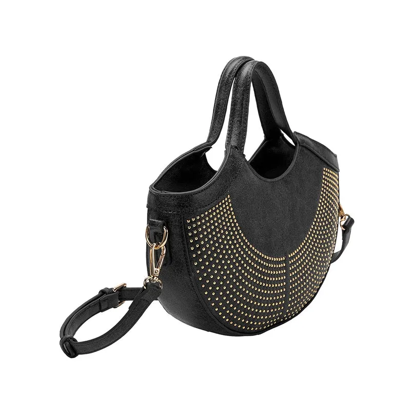 Kaylee Studded Top Handle Bag
