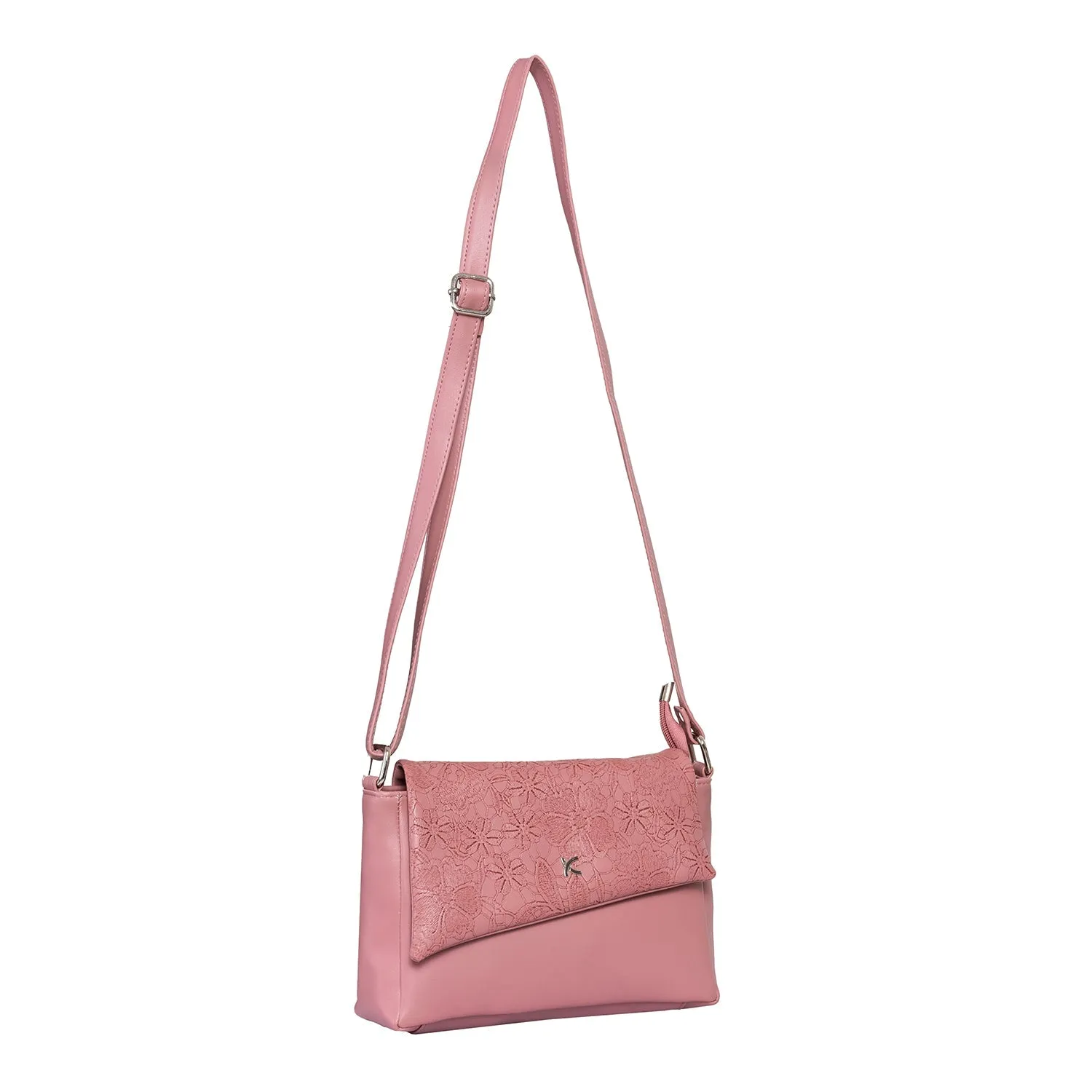 Khadim Sling Bag Purse with Adjustable Long Strap for Women