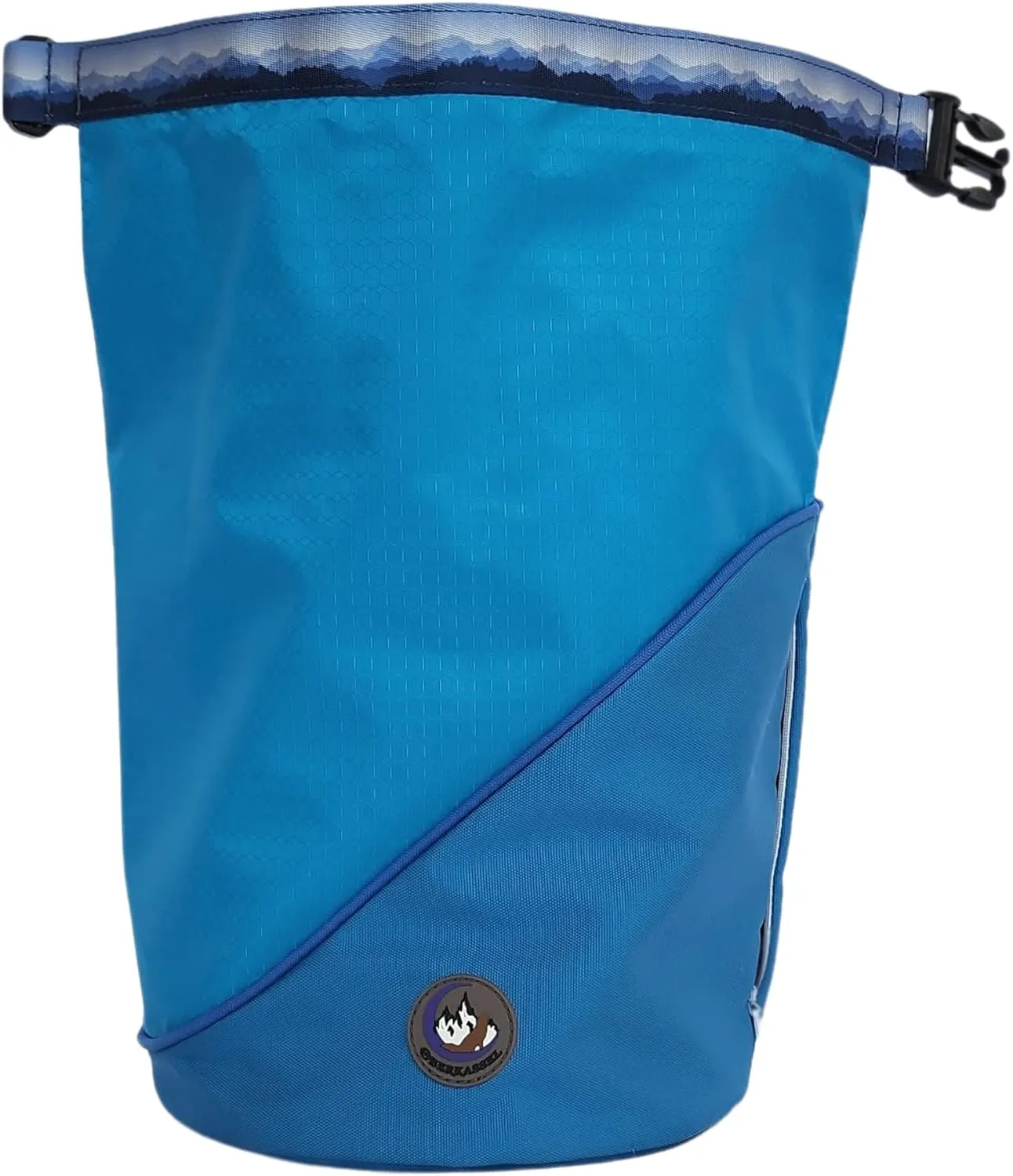 Kibble Carrier/Dog Food Travel Bag - Pet Travel Food Storage Bag - Convenient for Travel, Hiking, & Camping - Holds 20 Cups of Kibble (Blue)
