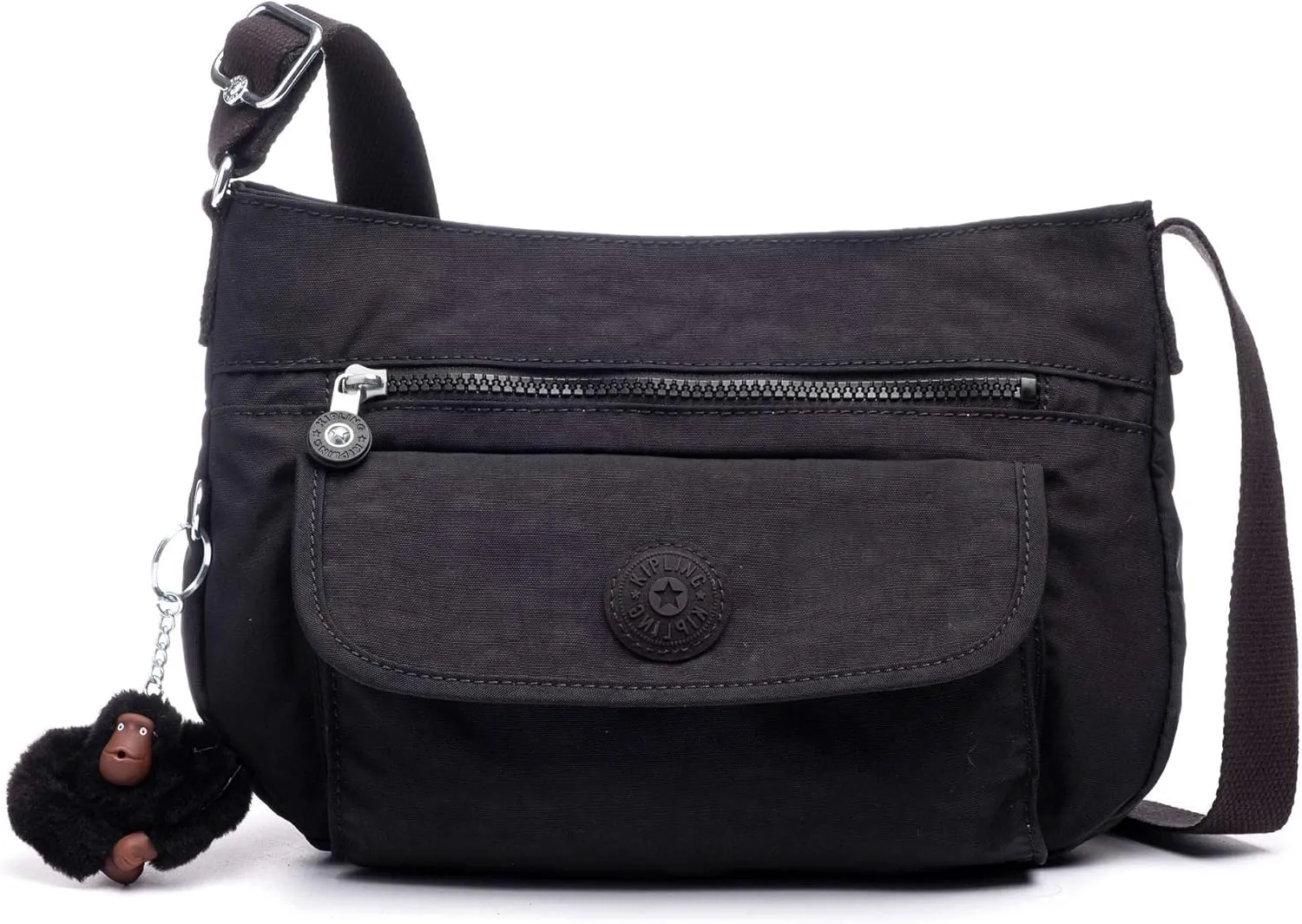 Kipling Women's Syro Crossbody, Organize Accessories, Surprisingly Spacious, Adjustable Strap, Nylon Bag, Scarlet
