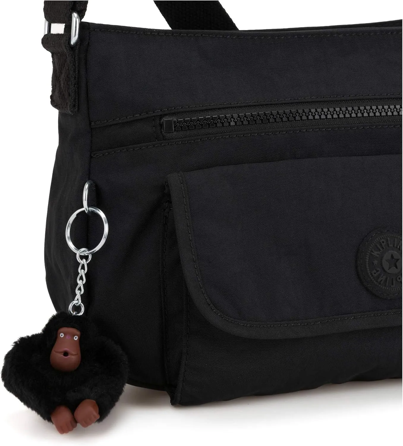 Kipling Women's Syro Crossbody, Organize Accessories, Surprisingly Spacious, Adjustable Strap, Nylon Bag, Scarlet