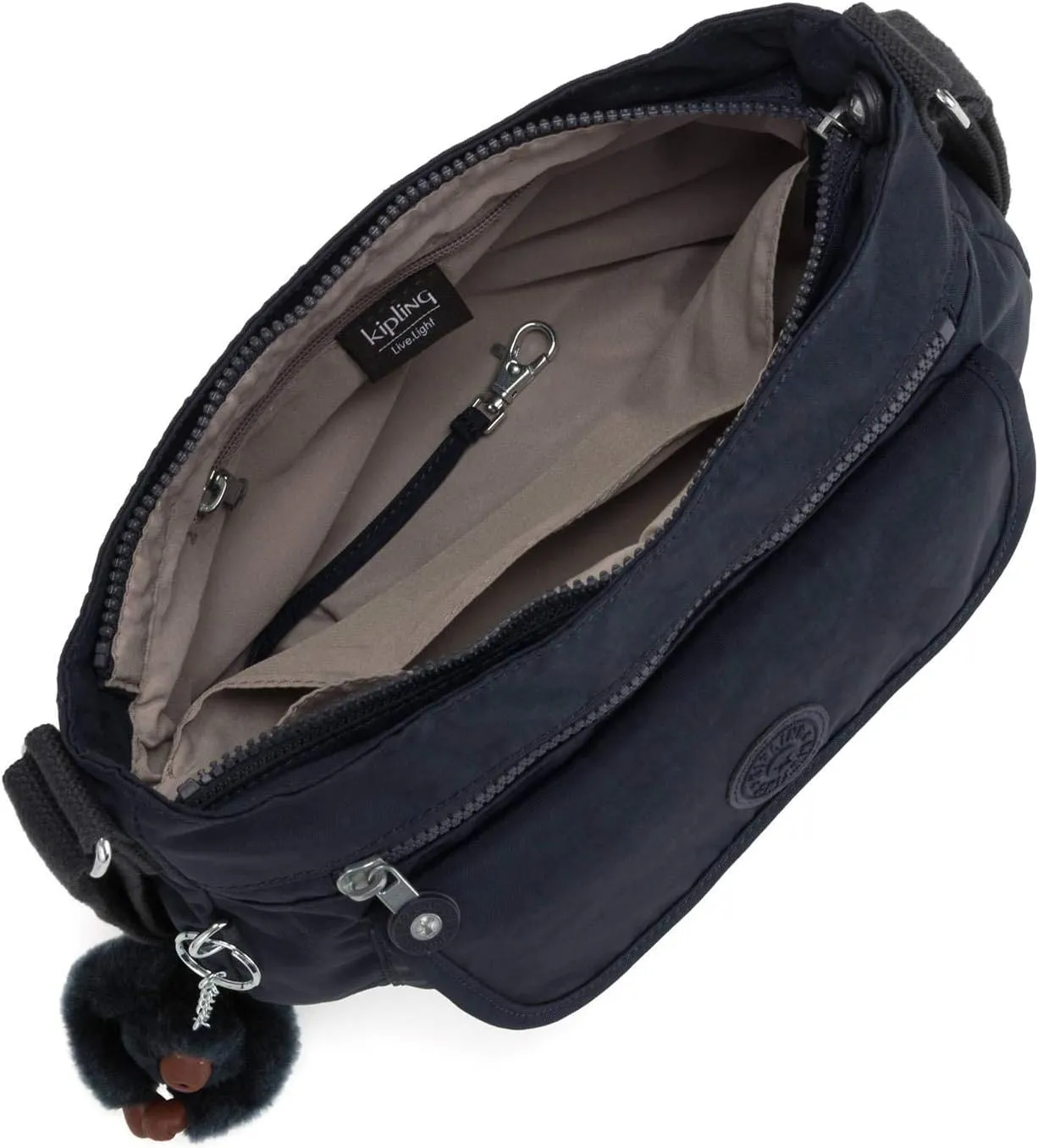Kipling Women's Syro Crossbody, Organize Accessories, Surprisingly Spacious, Adjustable Strap, Nylon Bag