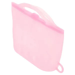 Kisangel Safe Silicone Steam Bag for Microwave Reusable Food Storage Bag Large Capacity Leakproof