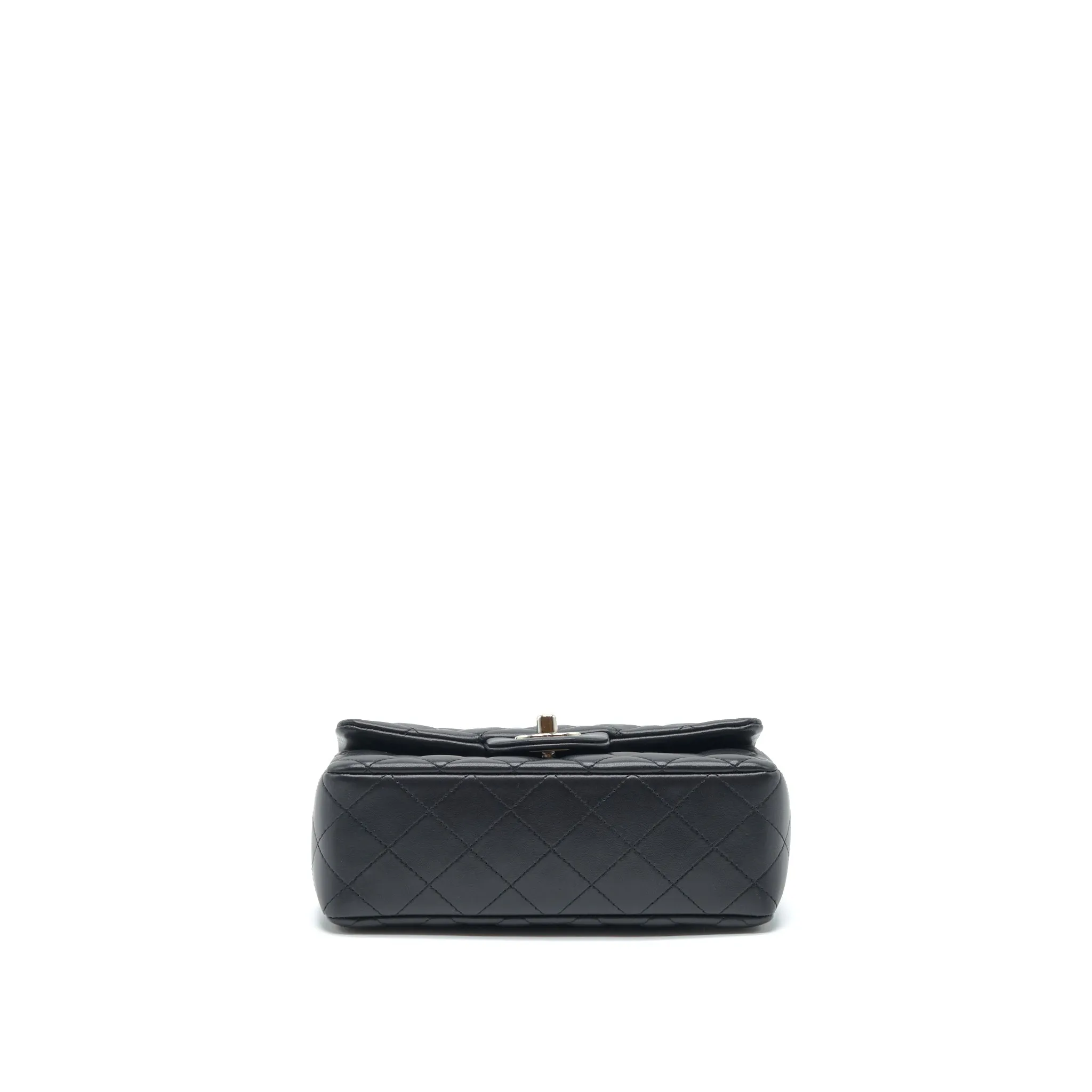 Lambskin Mini Rectangular Convenient Black Seamless integration Chanel