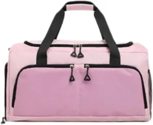 Large capacity men's and women's fitness bags, weekend overnight travel luggage bags, personal belongings travel bag, handbags, fitness dance bag (Cherry Blossom)