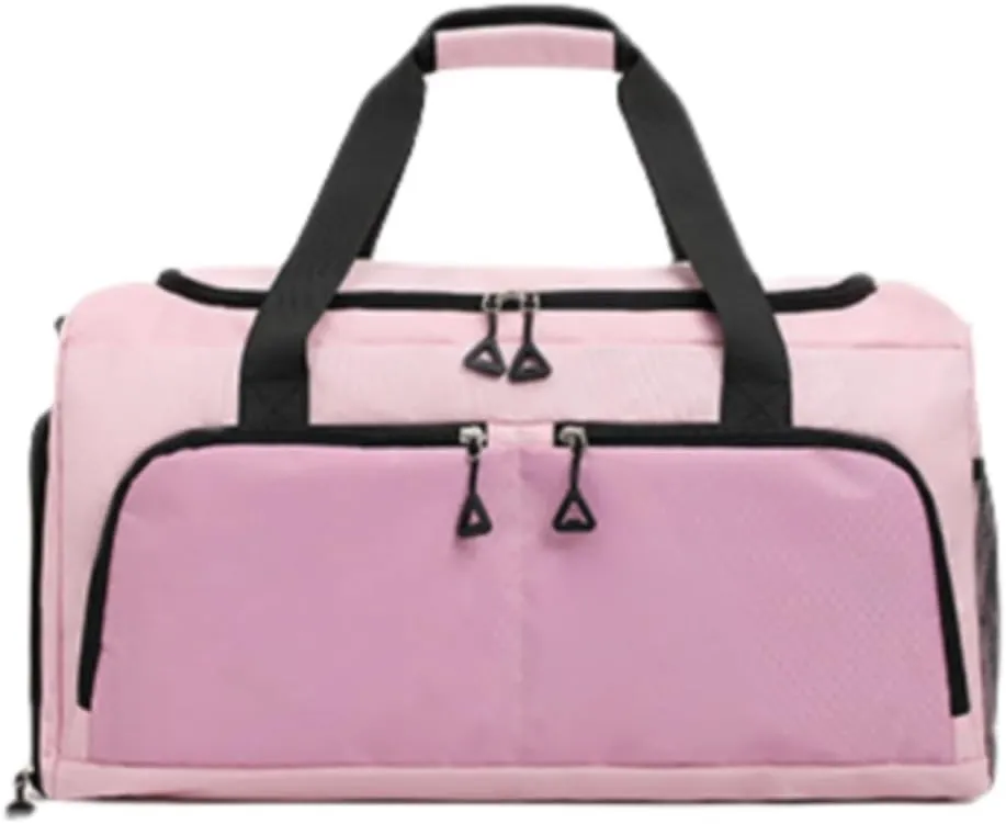 Large capacity men's and women's fitness bags, weekend overnight travel luggage bags, personal belongings travel bag, handbags, fitness dance bag (Cherry Blossom)