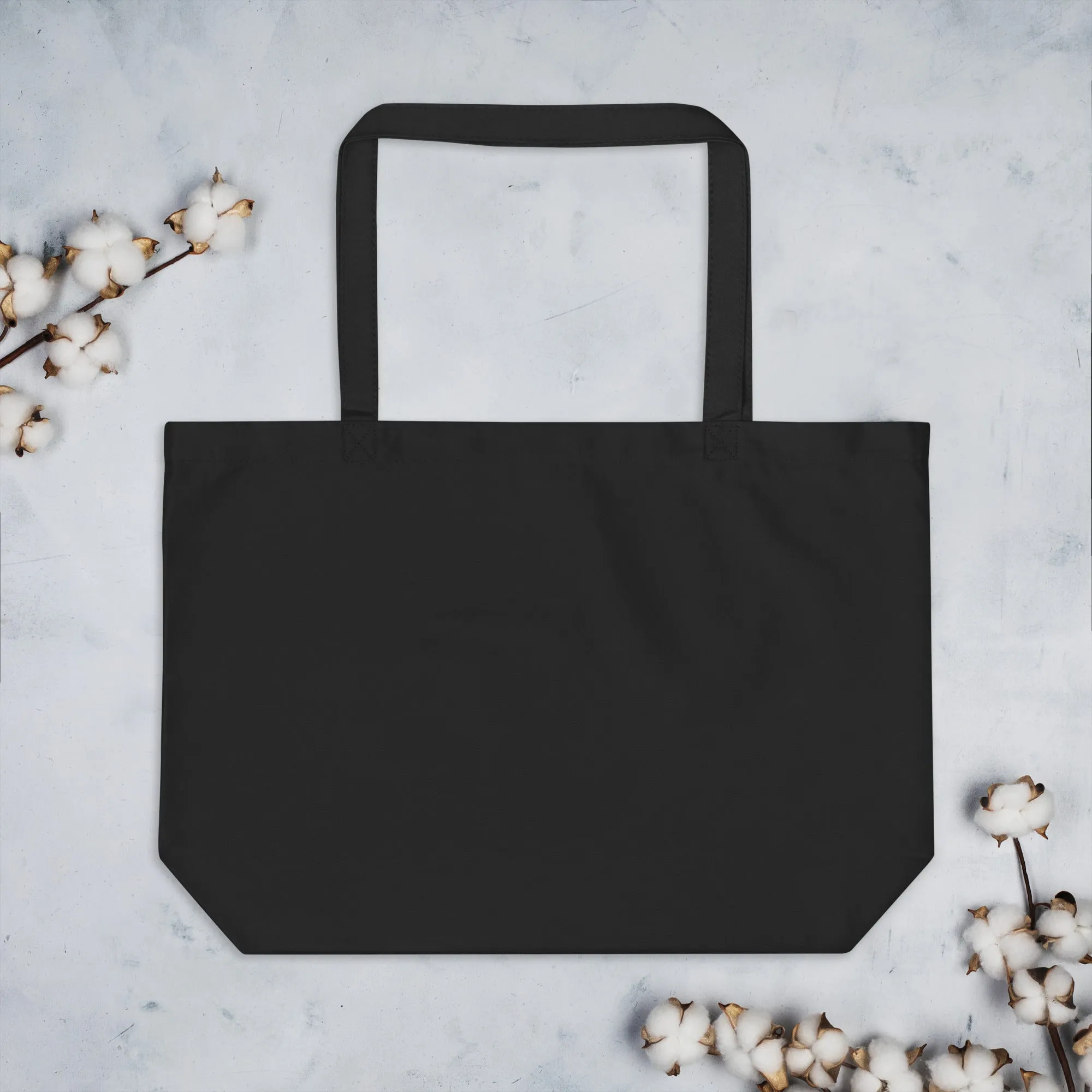 Large Organic Tote Bag: Owl Themed Spacious, Sustainable, and Durable for Everyday Use