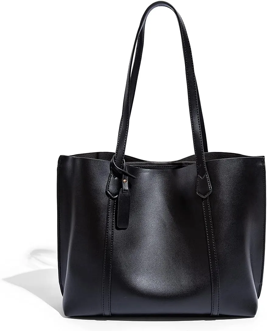 Large Tote Bags for Women Lightweight Shoulder Bags for Work PU leather Casual Ladies Purse