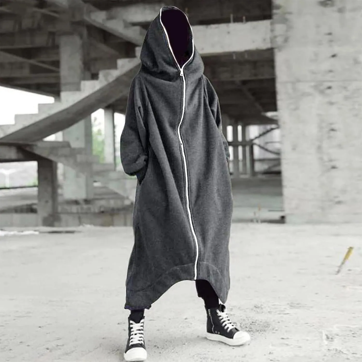 LCMTWX Hoodies for Men Hoodie Splicing Large Size Sweater Jacket Men's Hooded Fleece Sweatshirt Unisex Cool Pullover Hoody