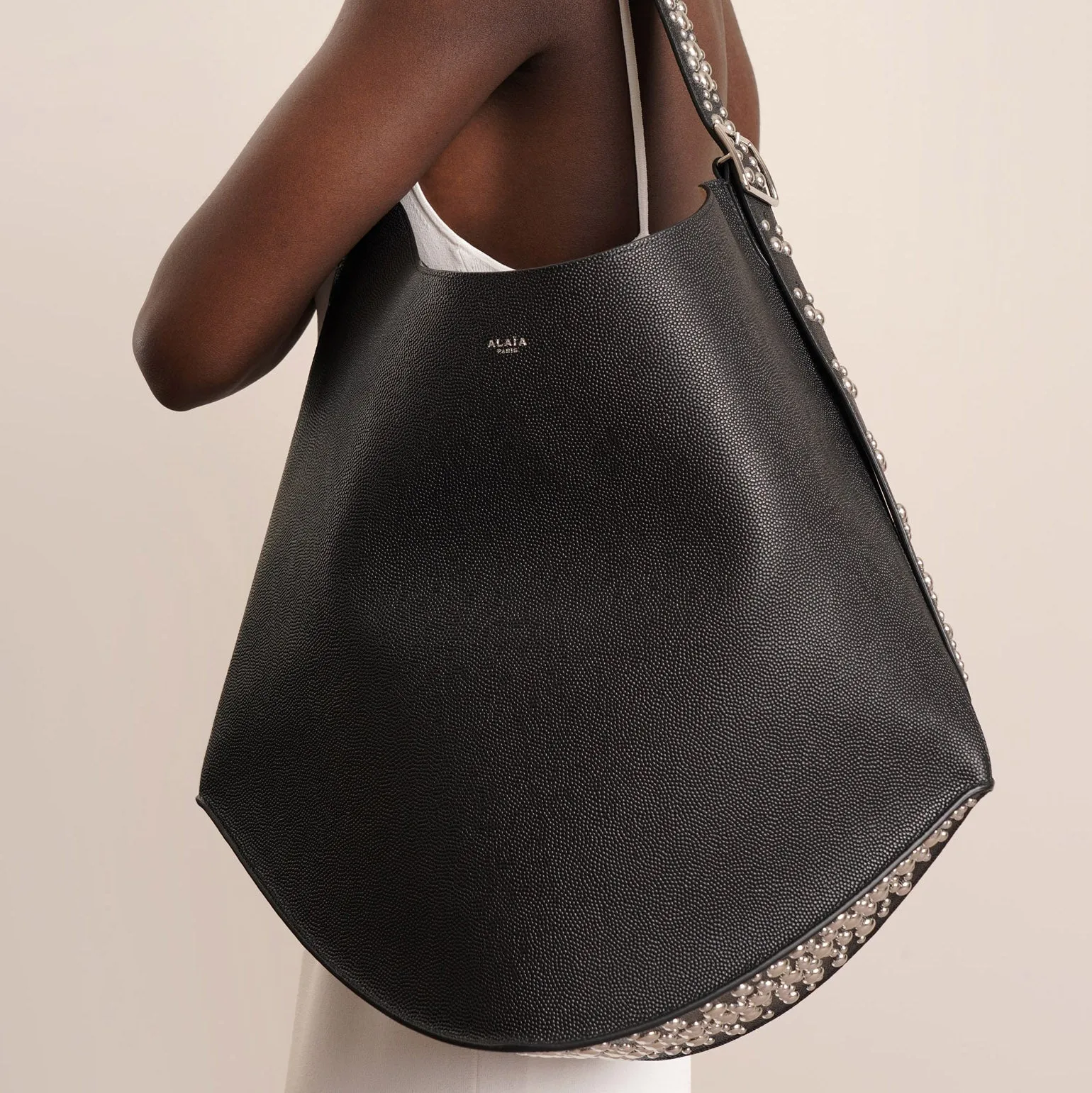 Le Gail large leather tote bag
