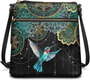 Leather Crossbody Bags for Women Travel Cell Phone Purse with Adjustable Strap Fashion Shoulder Handbag Wallet