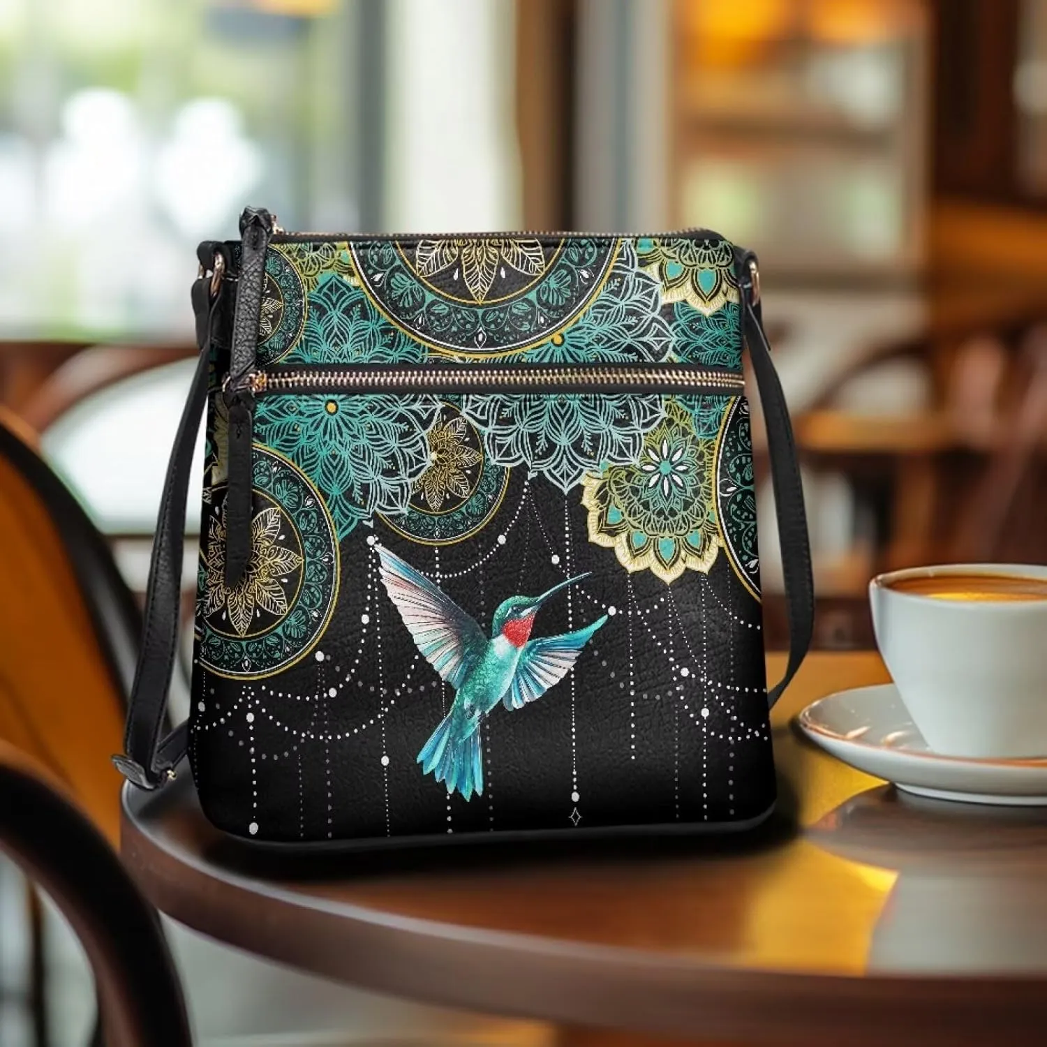 Leather Crossbody Bags for Women Travel Cell Phone Purse with Adjustable Strap Fashion Shoulder Handbag Wallet