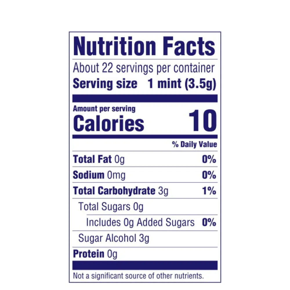 LIFE SAVERS Breath Mints Sugar-Free - Pep O Mint Hard Candy, 2.75 oz Bag (Pack of 12), LIFE SAVERS Candy Mints