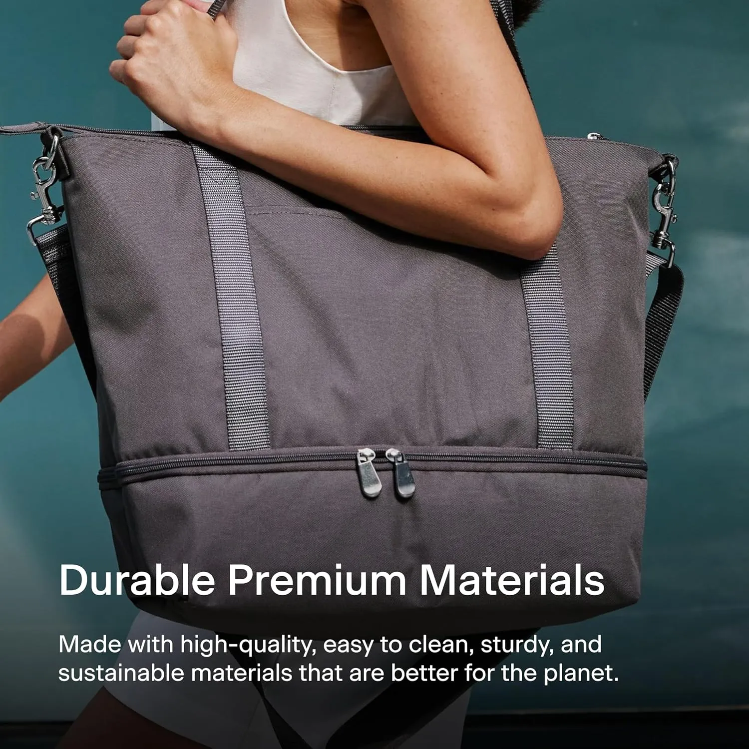 Lo & Sons Catalina Deluxe Tote - Spacious Travel & Everyday Bag With Shoe Compartment, Luggage Sleeve, Padded Strap