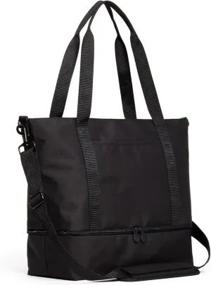Lo & Sons Catalina Deluxe Tote - Spacious Travel & Everyday Bag With Shoe Compartment, Luggage Sleeve, Padded Strap