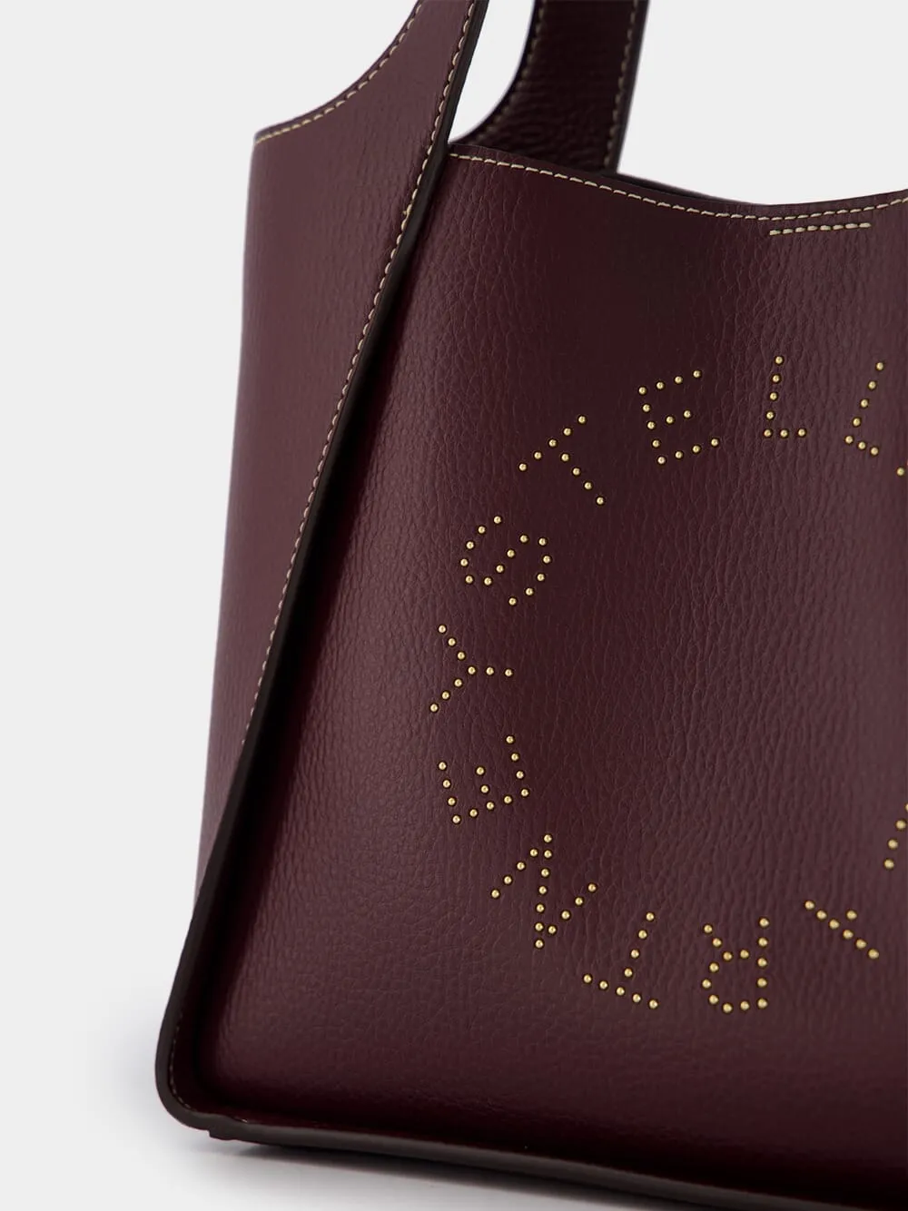Logo Embellished Tote Bag