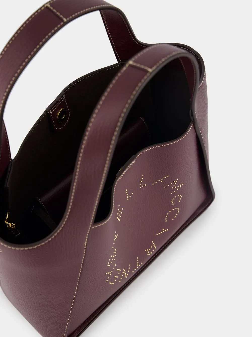 Logo Embellished Tote Bag
