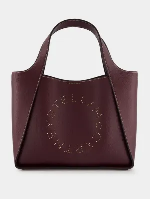 Logo Embellished Tote Bag