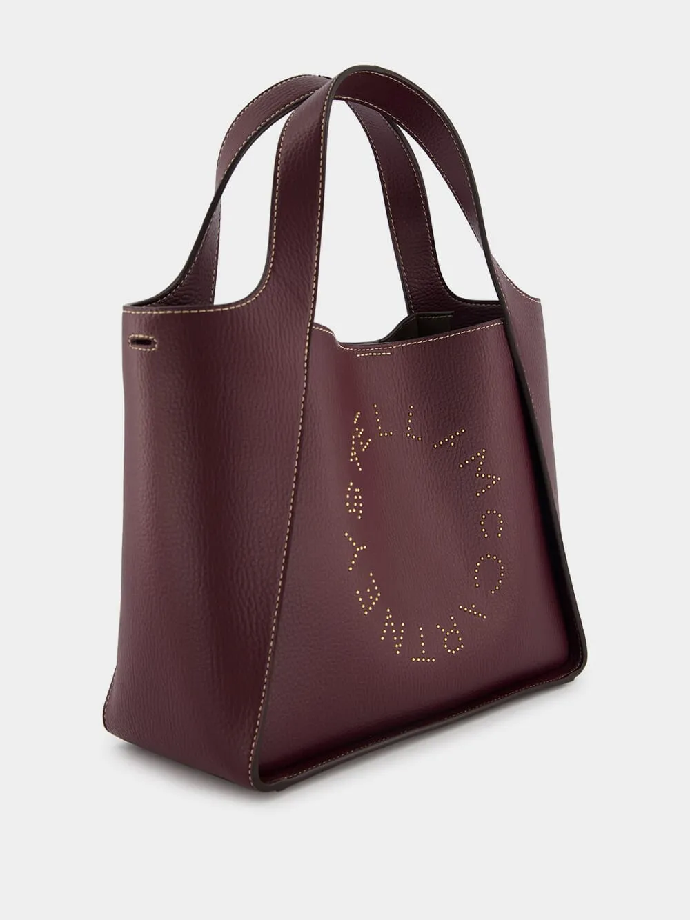 Logo Embellished Tote Bag