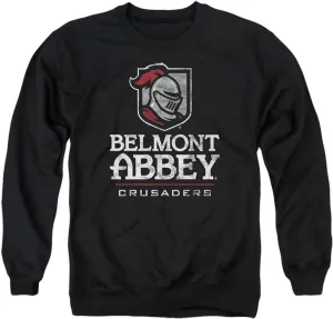 LOGOVISION Official Collegiate Large Distressed Logo Adult Crewneck Sweatshirt Collection