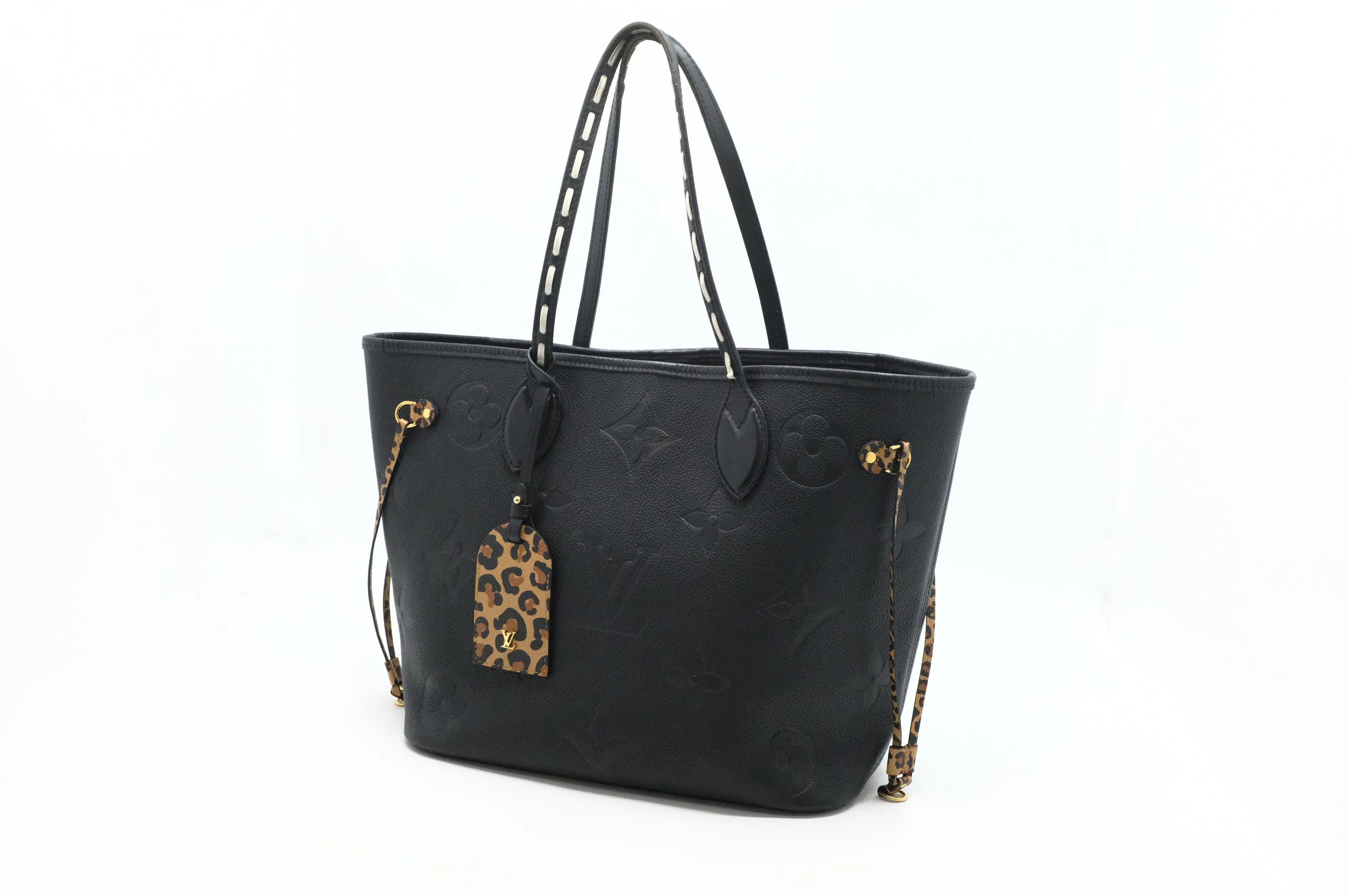 Louis Vuitton Wild At Heart Neverfull MM in Black Empreinte Leather