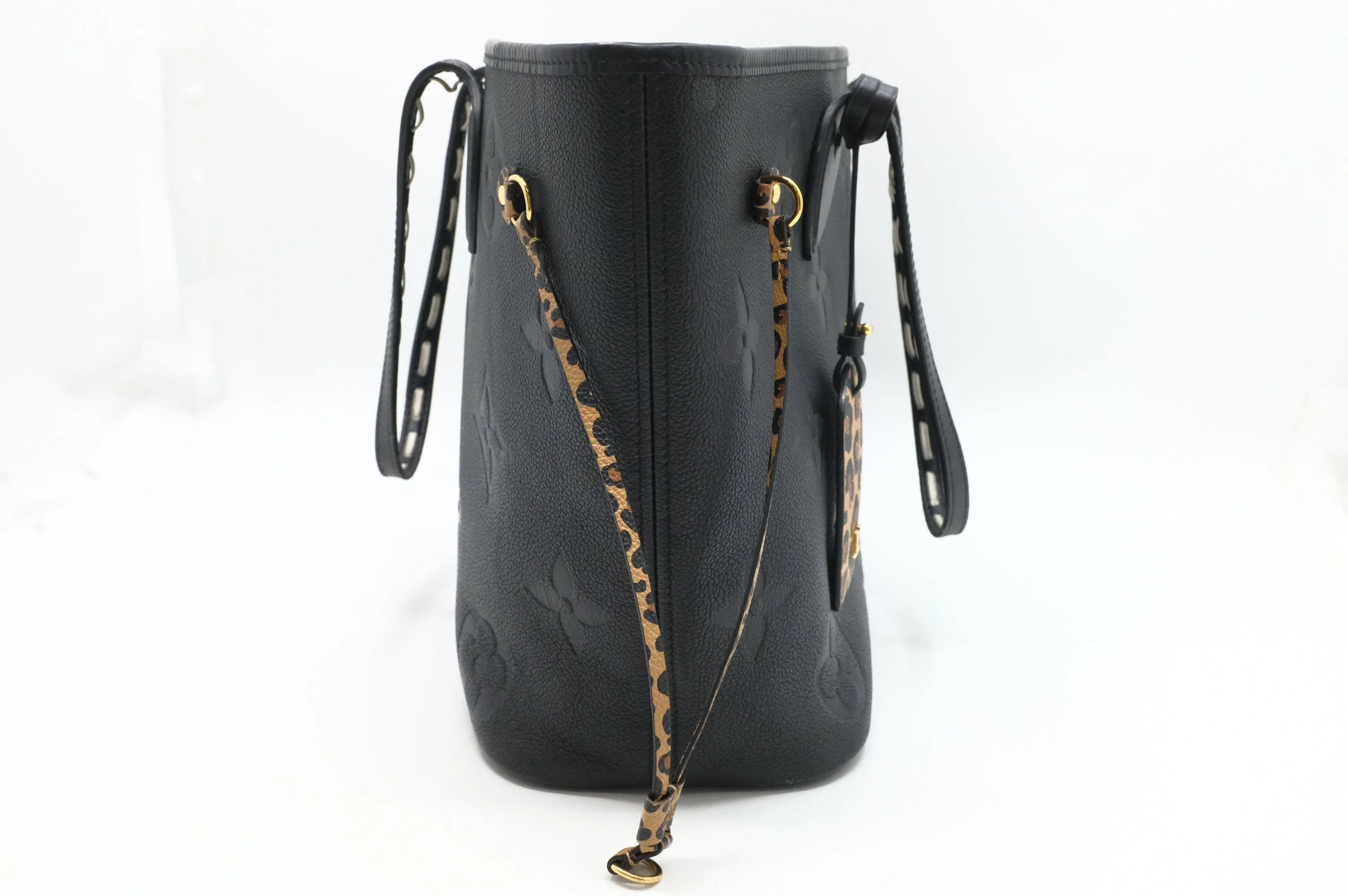 Louis Vuitton Wild At Heart Neverfull MM in Black Empreinte Leather