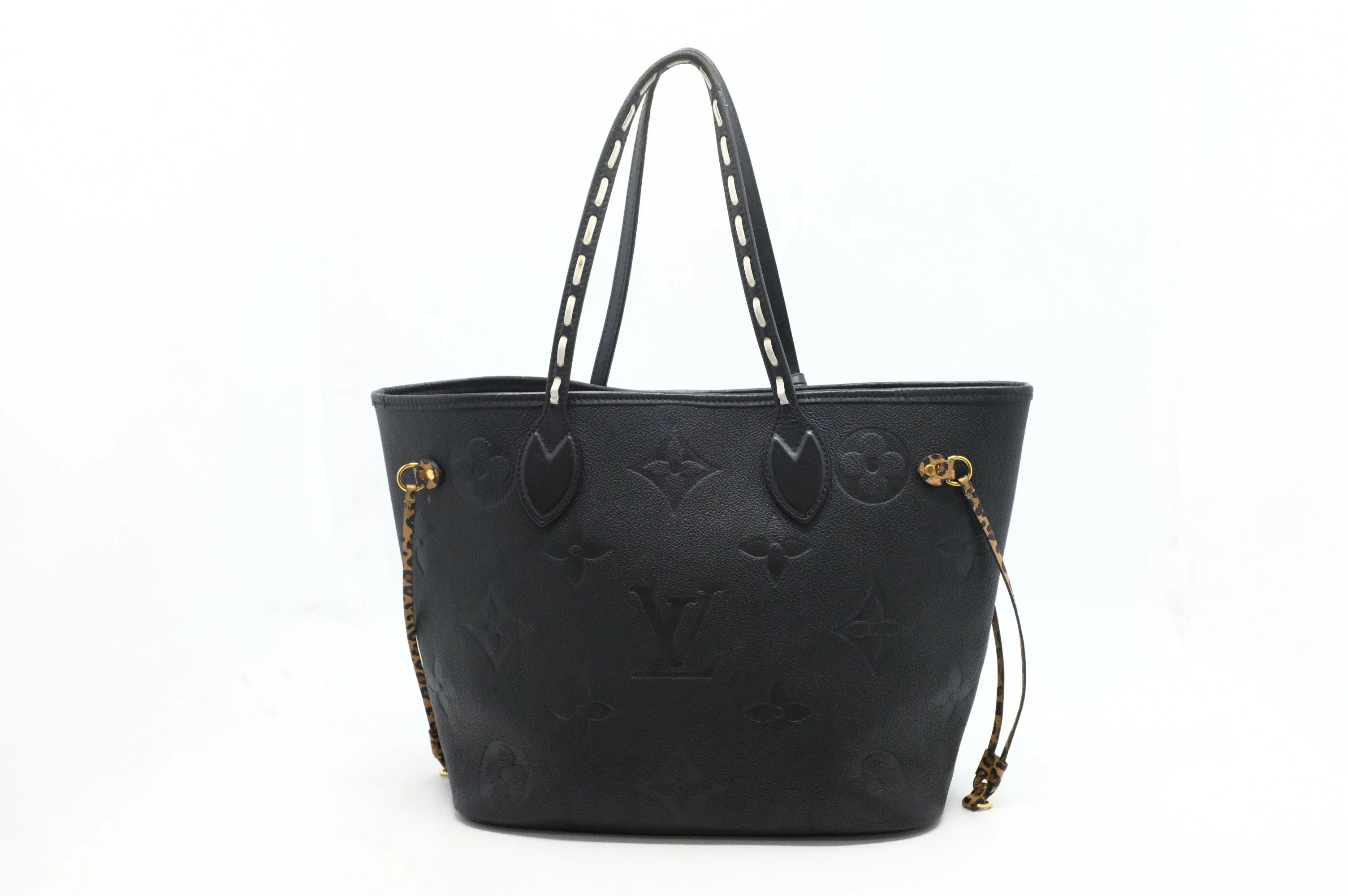 Louis Vuitton Wild At Heart Neverfull MM in Black Empreinte Leather
