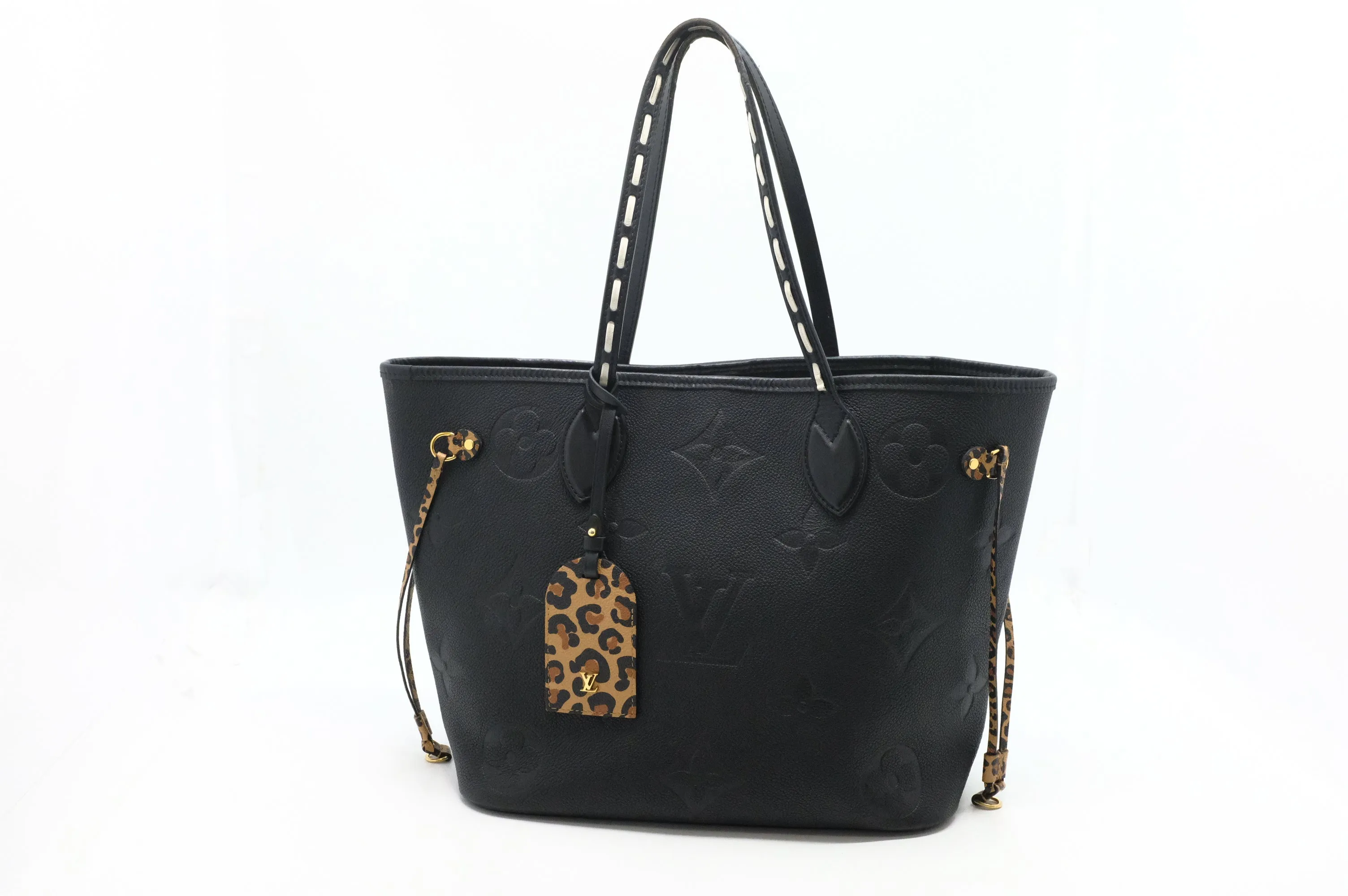 Louis Vuitton Wild At Heart Neverfull MM in Black Empreinte Leather
