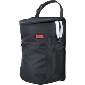 Lusso Gear Spill-Proof Car Trash Can 2.5 Gallon - Easy-to-Clean Hanging Garbage Bin - Leak-Proof Lid, Removable Liner, Waterproof - Keep Car, SUV, Truck, Minivan Odor-Free - Black - Truck Accessories