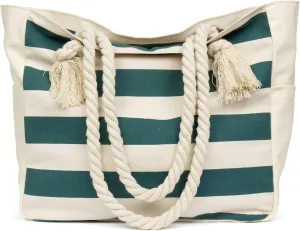 Malirona Large Beach Travel Tote Bag Canvas Shoulder Bag with Cotton Rope Handle