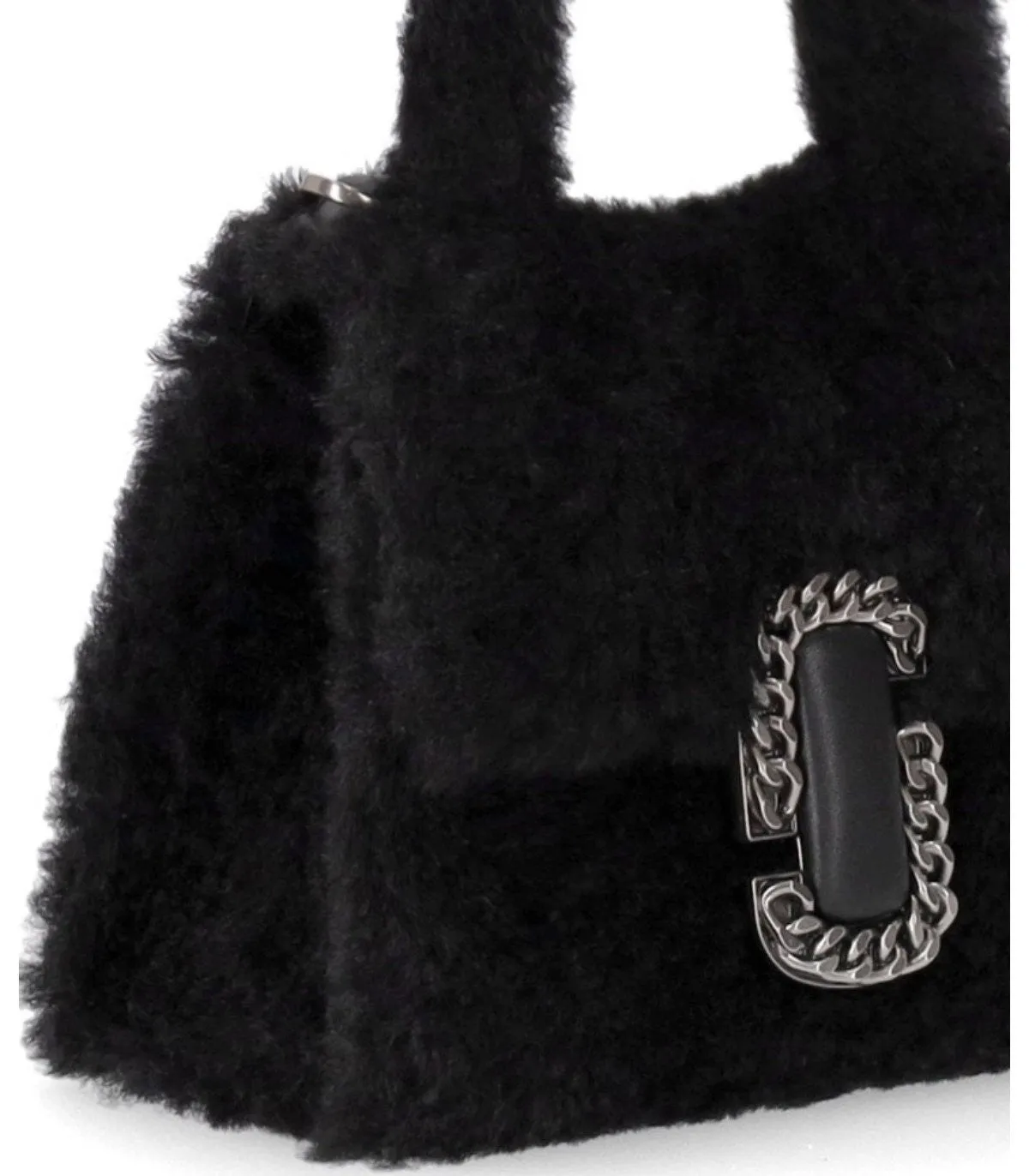 Marc Jacobs The Teddy St. Marc Mini Top Handle Black Bag