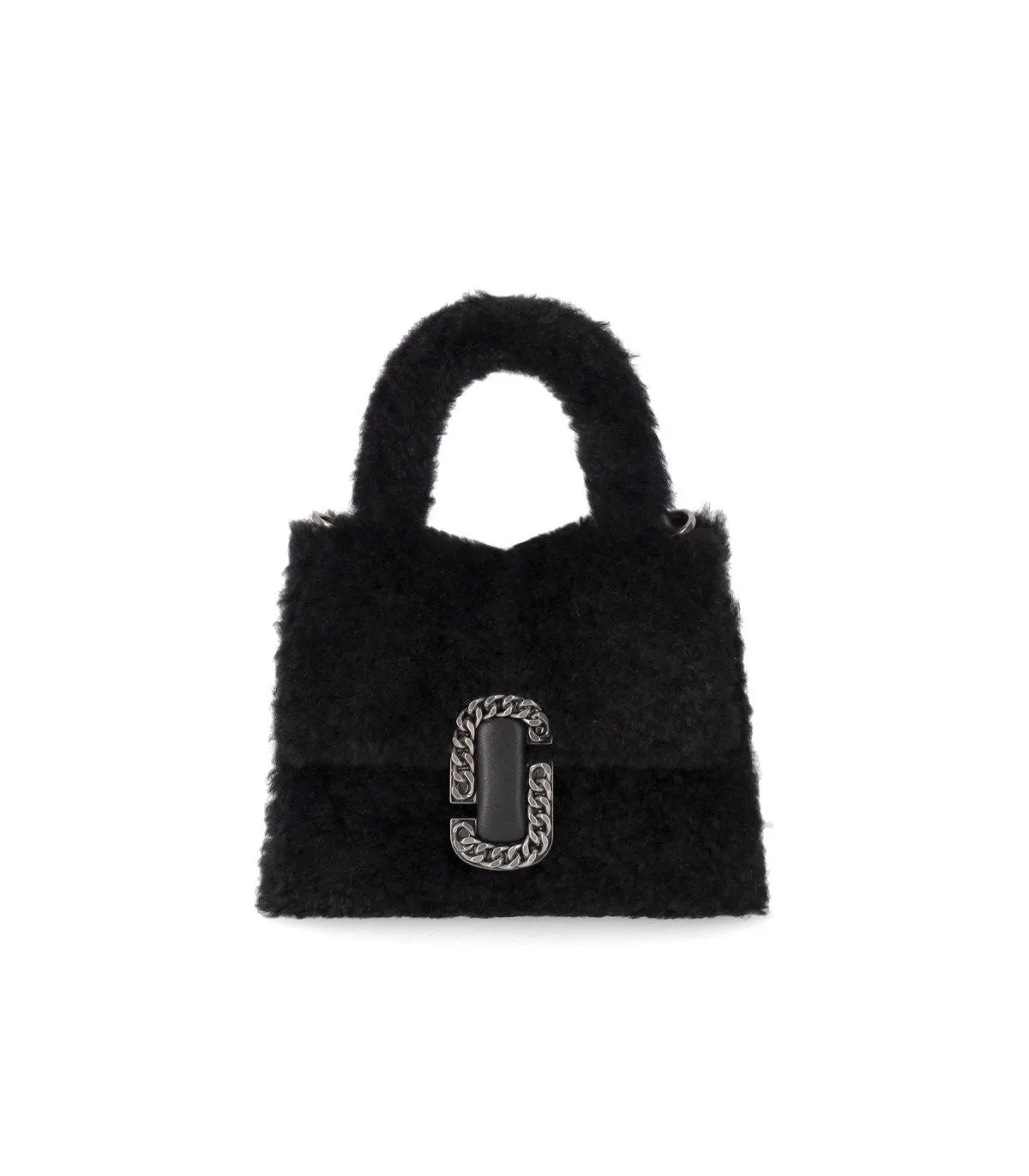Marc Jacobs The Teddy St. Marc Mini Top Handle Black Bag