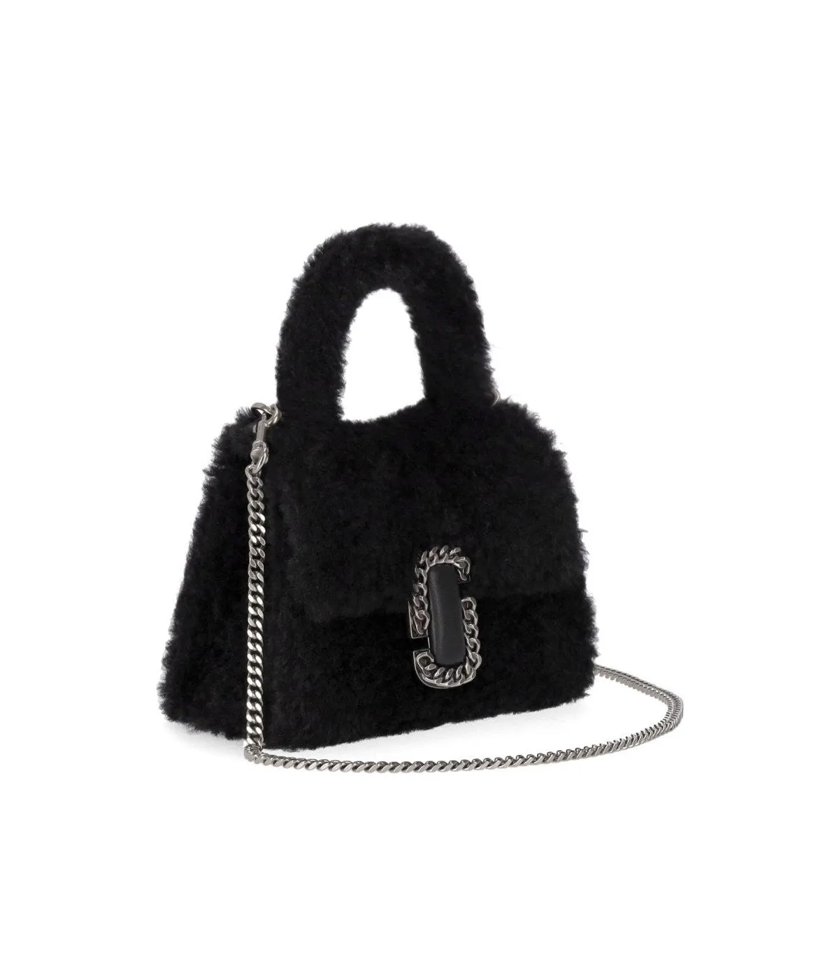 Marc Jacobs The Teddy St. Marc Mini Top Handle Black Bag
