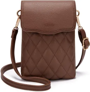 Marvolia Small Crossbody Bags for Women - Vegan Leather Crossbody Phone Purse Mini Cell Phone Bag for Traveling