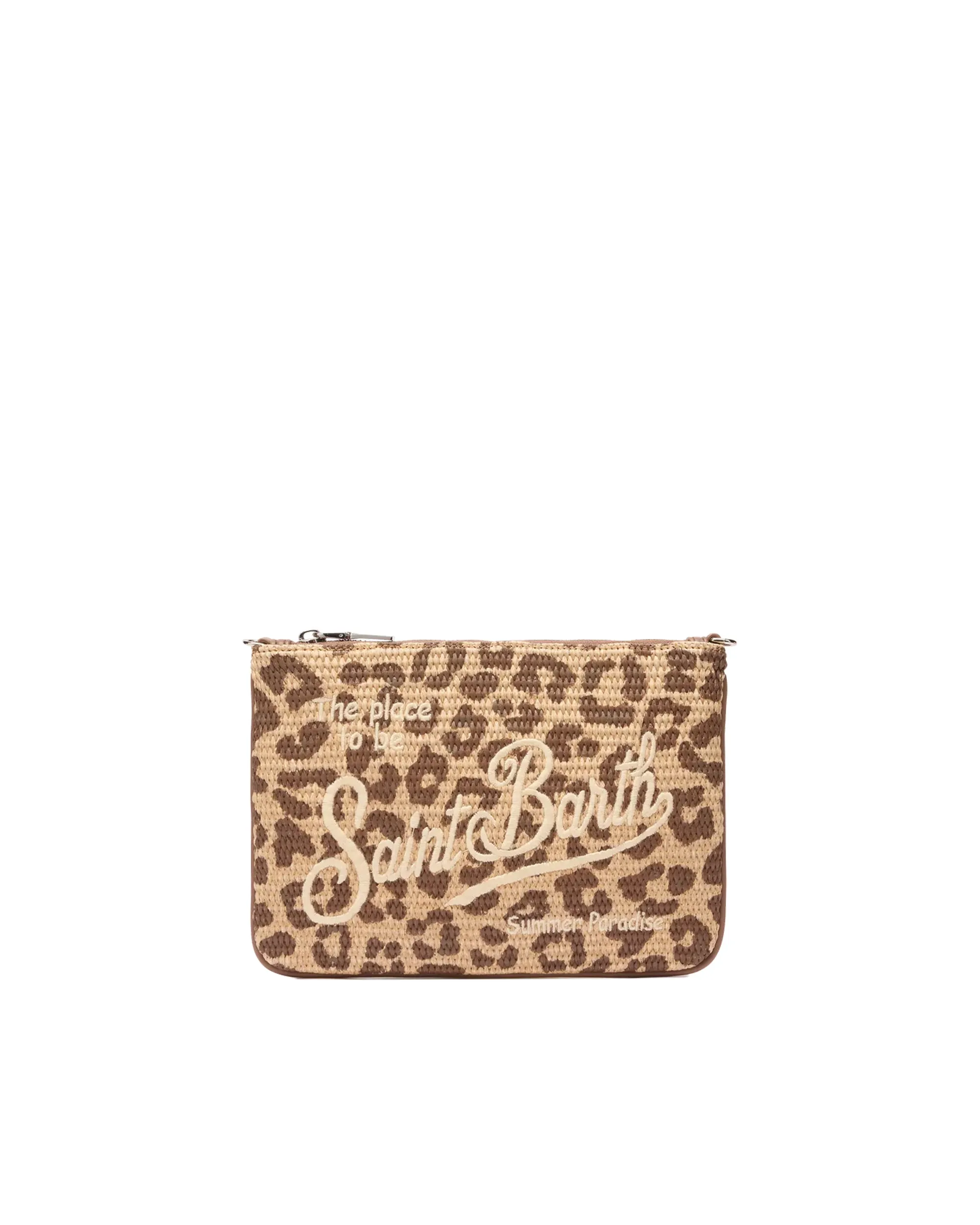 MC2 Saint Barth Pochette Parisienne Con Stampa Animalier