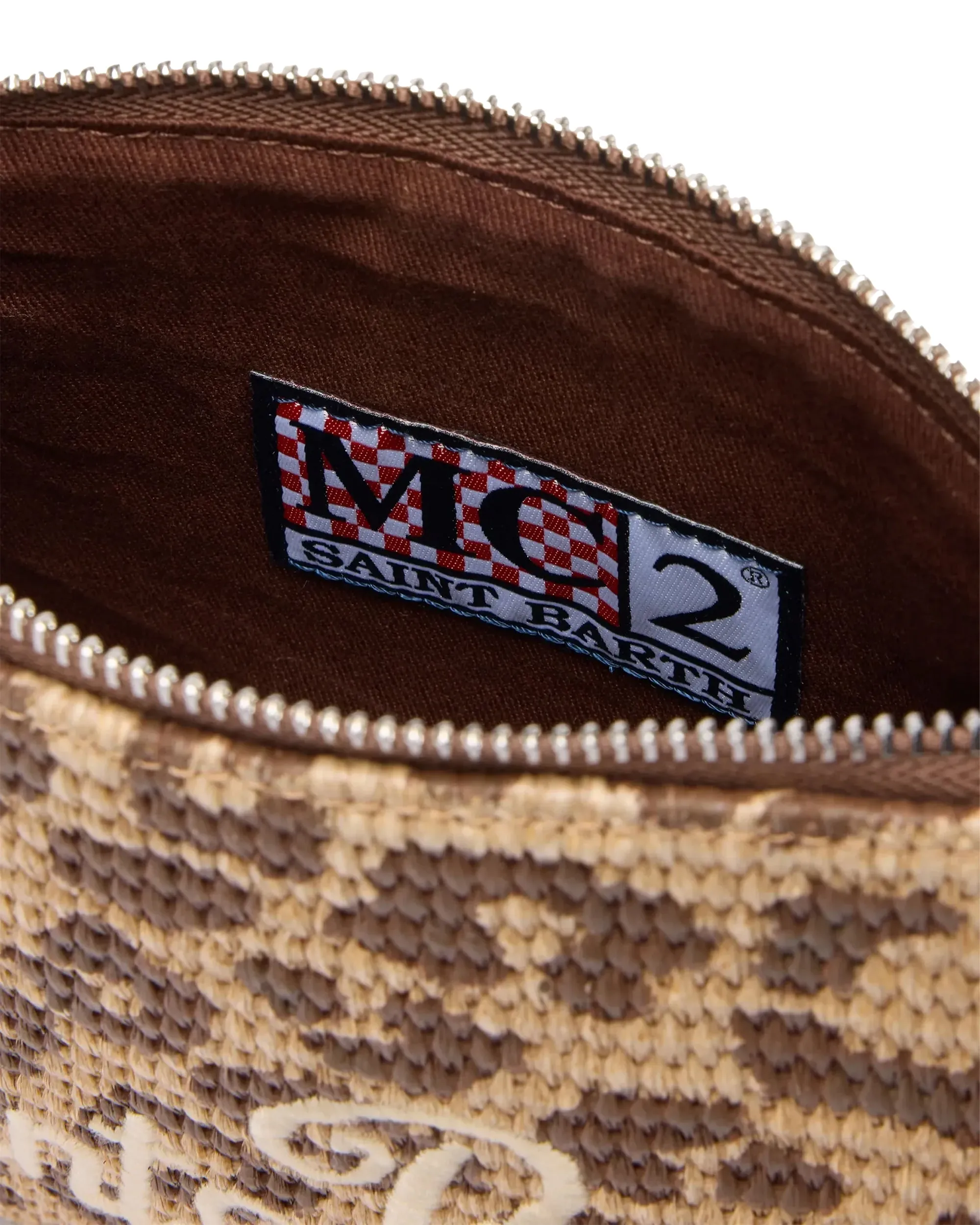 MC2 Saint Barth Pochette Parisienne Con Stampa Animalier