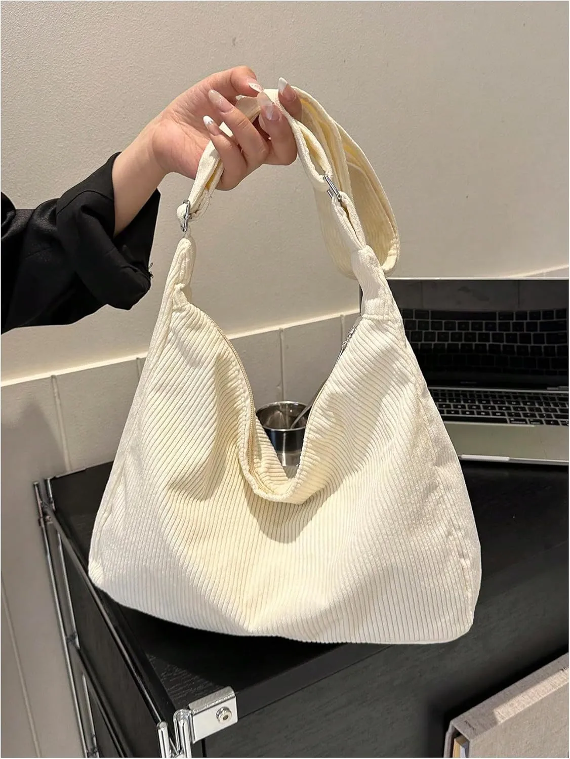 Milumia Women's Textured Crossbody Bag Solid Casual Messenger Shoulder Handbags