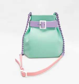 Mini Bucket Chained Bag • Mint