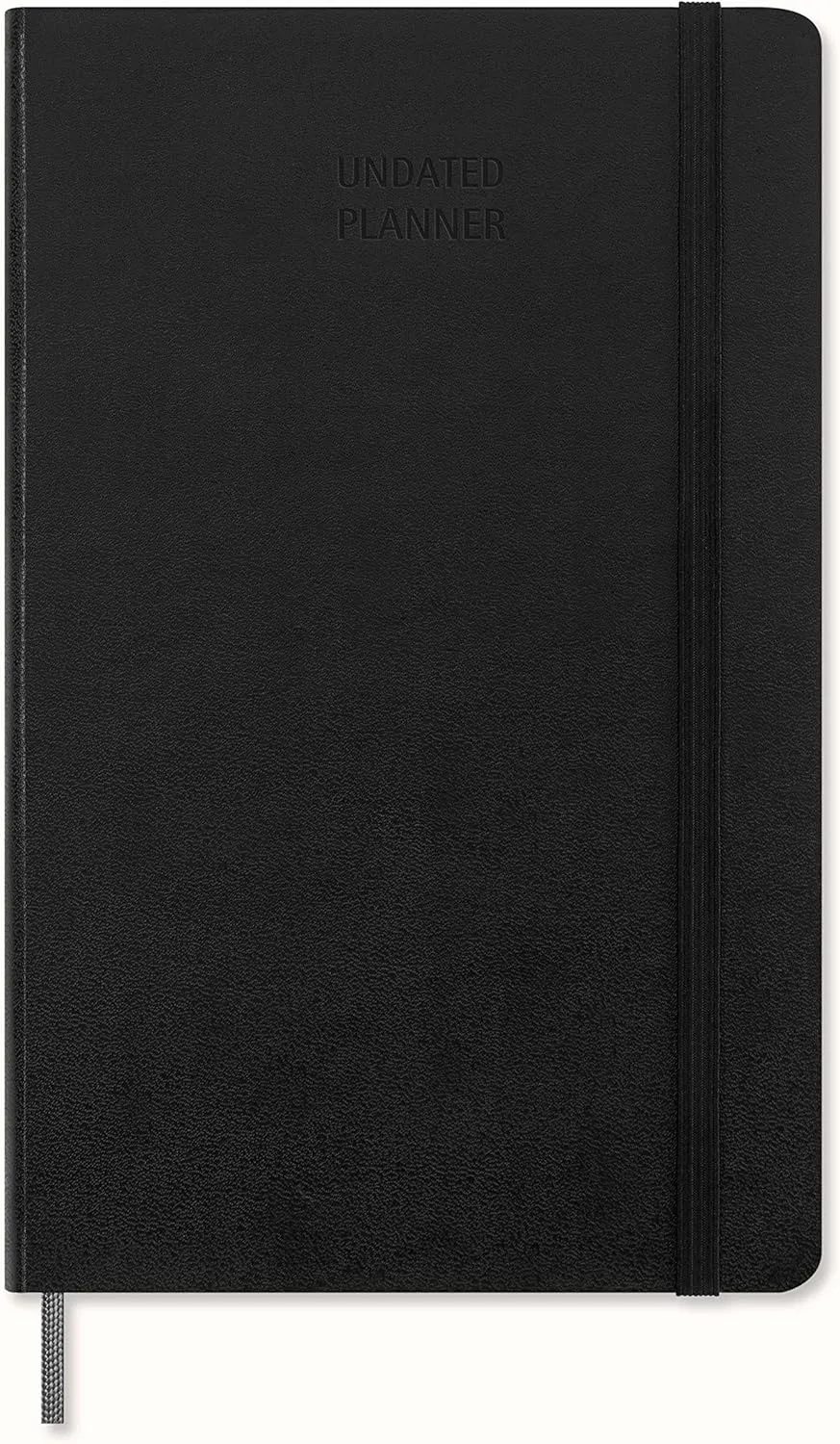Moleskine Classic 12 Month Undated Weekly Planner, Hard Cover, Large (5" x 8.25"), Black