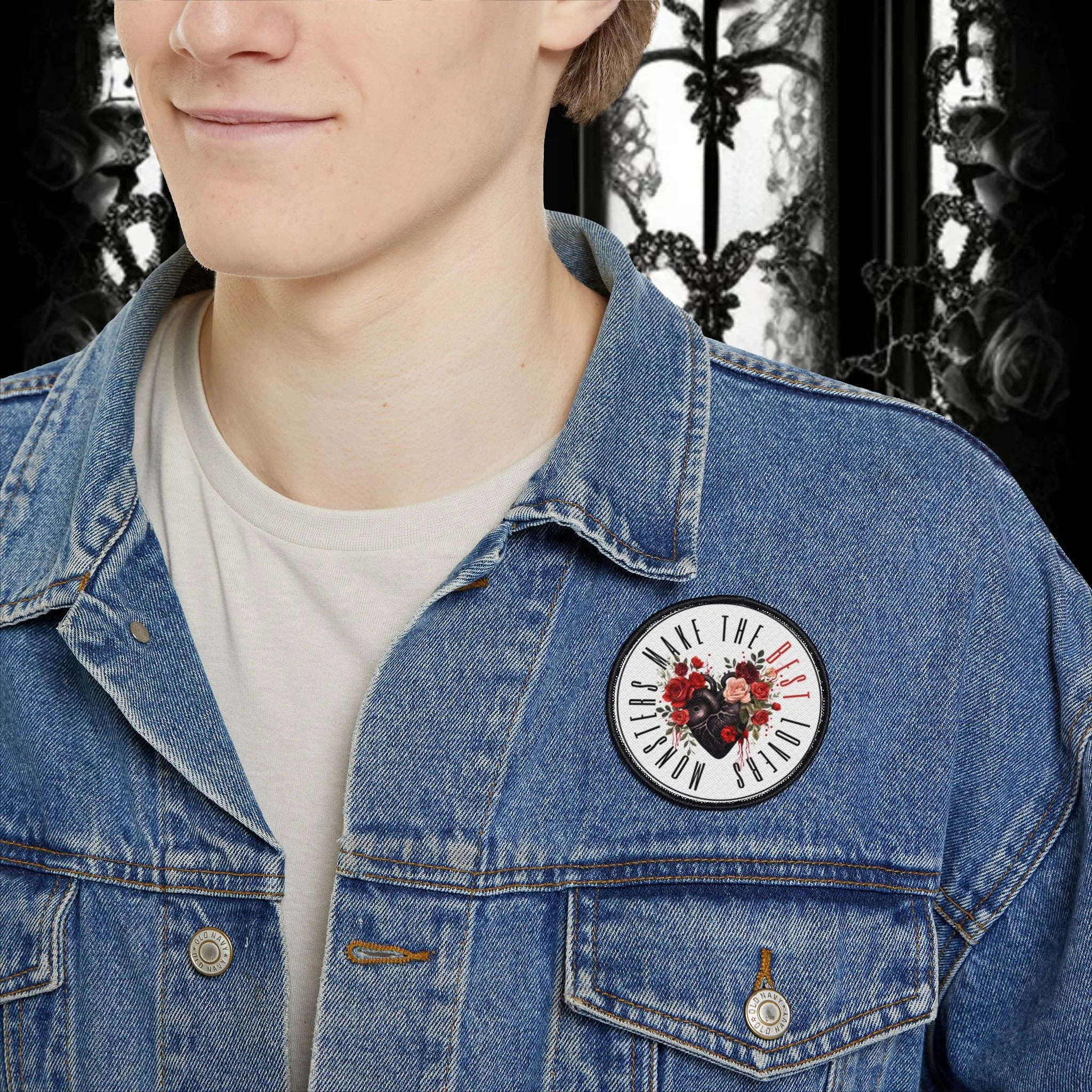 Monsters Make The Best Lovers Iron-On Patch